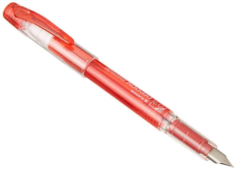 Platinum Preppy Fountain Pen 02 Extra-Fine Red - Image 1